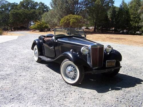 1953 MG TD black for sale In vendita