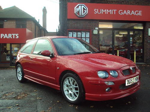 2003 53 MGZR105 3dr SOLD