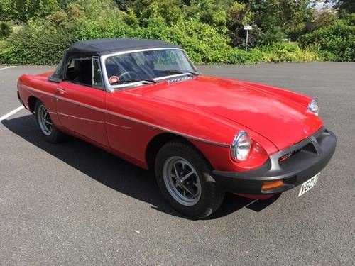 DECEMBER AUCTION** 1977 MG B Roadster For Sale by Auction