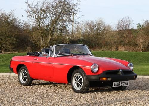 1975 MGB Roadster  For Sale by Auction
