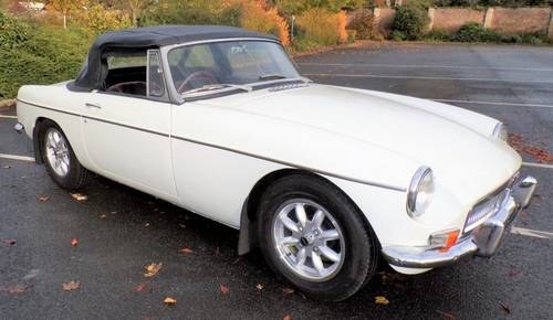 **DECEMBER ENTRY** 1969 MGB Roadster For Sale by Auction