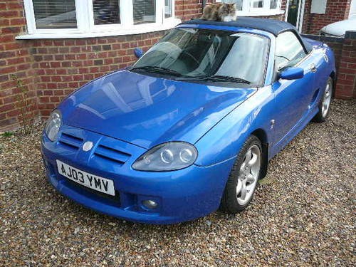 2003 MG TF115 Cool Blue SOLD