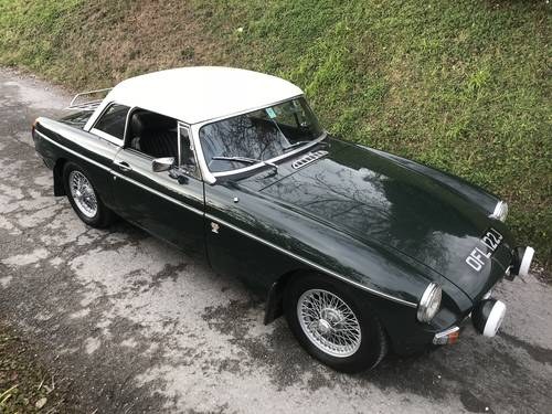 Mgb Roadster 1971 Manual + OD.   BL Heritage Shell For Sale