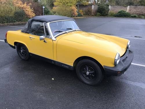**DECEMBER ENTRY** 1978 MG Midget 1500 For Sale by Auction