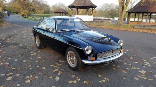 MG B GT 1969 coupe black For Sale
