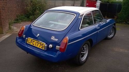 1977 MGB GT With Liverpool Football Club number plate In vendita