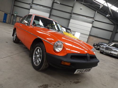 1981 MG B GT For Sale by Auction