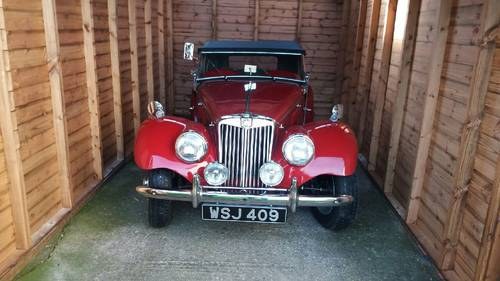 1954 MGTF 1250 cc  1953/4 RED For Sale