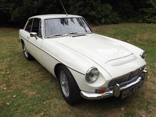 1968 MG C GT (chrome bumpers and manual overdrive gearbox) SOLD