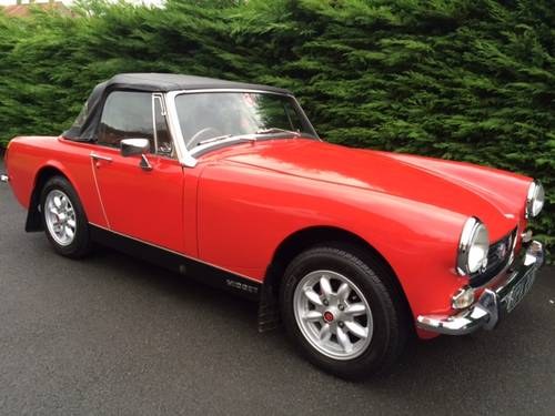 DECEMBER AUCTION. 1972 MG Midget MK3 For Sale by Auction