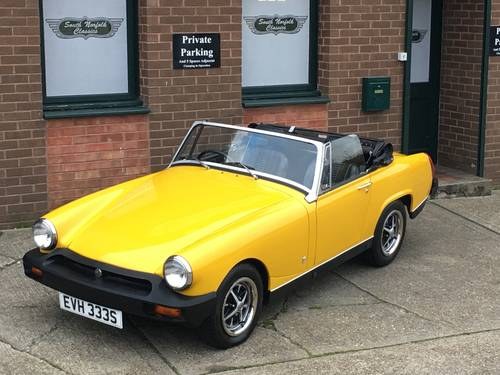 1978 MG Midget with just one owner from new SOLD