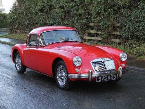 1957 MG A 1500 Coupe - 9k miles since nut and bolt rebuild VENDUTO