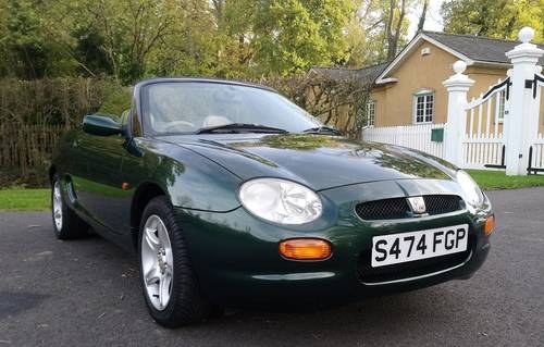 1999 MG MGF VVC BRG full beige leather trim, very low miles SOLD