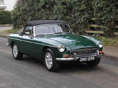 1972 MGB Roadster - Only 15 miles since completion, TOP CLASS For Sale