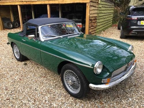 1968 MGB Roadster Manual O/Drive (early dash) For Sale