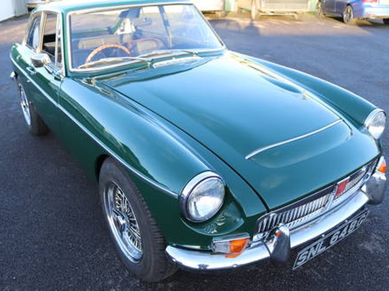 MGC GT , British racing green