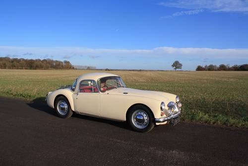 MGA Coupe 1960.   Manufactured in 1959.  Stunning example in For Sale