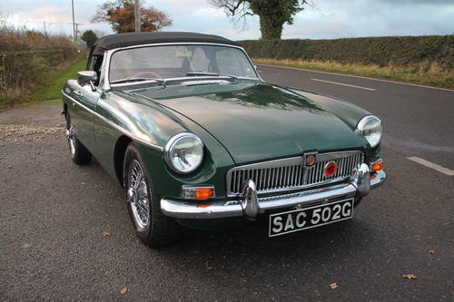 1968 MG B roadster for sale, LOW MILEAGE For Sale