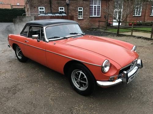 **FEBRUARY AUCTION** 1973 MG B Roadster For Sale by Auction