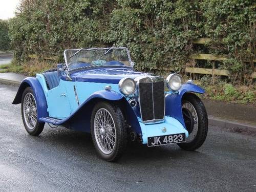 1935 MG PA - Beautifully presented in lovely condition SOLD