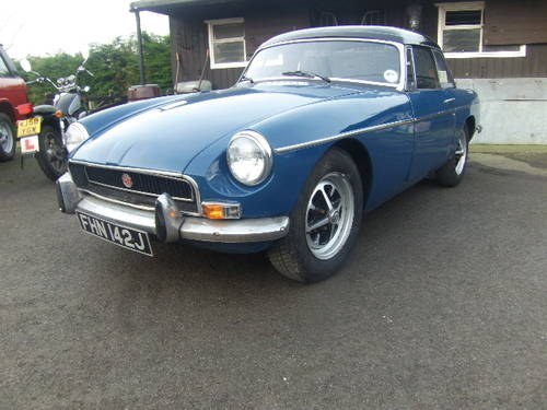 1970 MGB Roadster with hardtop for sale For Sale