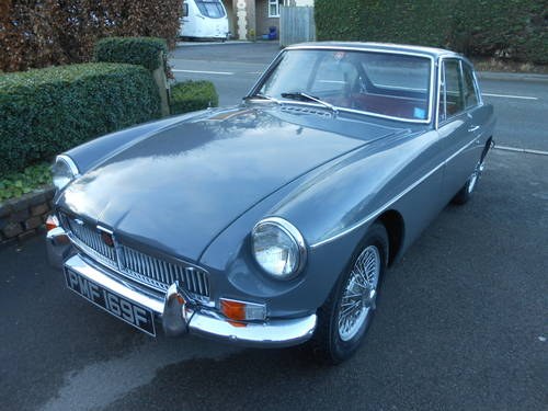 MGB GT 1967 WITH OVERDRIVE SOLD