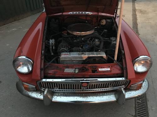 1976 MGB V8 Roadster 3.5 manual 5 Speed Project SOLD