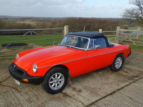 1981 Superb MGB Roadster,one of the last! Genuine 38000 miles For Sale