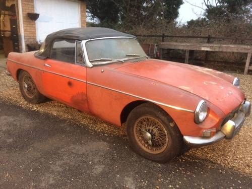 1964 MG B Roadster At ACA 27th January 2018 For Sale