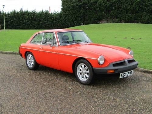 1978 MG B GT At ACA 27th January 2018 For Sale