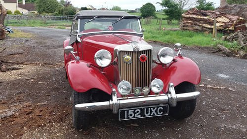 MG TD in red SOLD