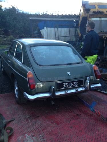 MGB GT Coupe 1975, Project car For Sale
