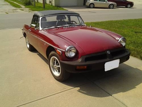 1980 MGB Convertible For Sale