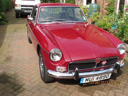 Lady driver/ owner 1980 MGB GT FOR SALE SOLD