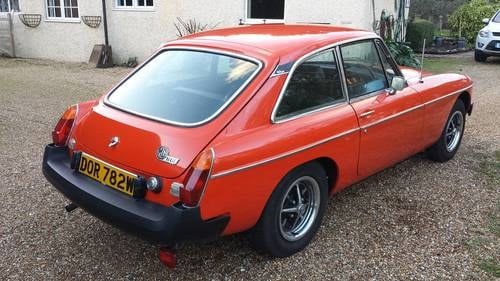 1981 MG B GT one owner for 33 years For Sale SOLD
