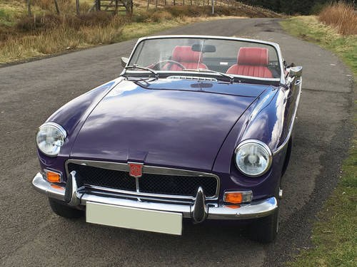 Absolutely Gorgeous and Rare Aconite 1974 MGB SOLD
