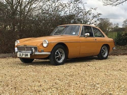 1972 MGB GT – Owned 35 years/New MOT For Sale