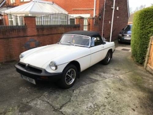 1978 MGB Roadster in white For Sale