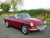 1968 MGC Roadster. Manual with Overdrive. Chrome Wires. U.K  For Sale