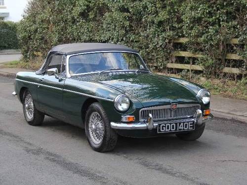 1967 MG B Roadster - O/D BRG VENDUTO