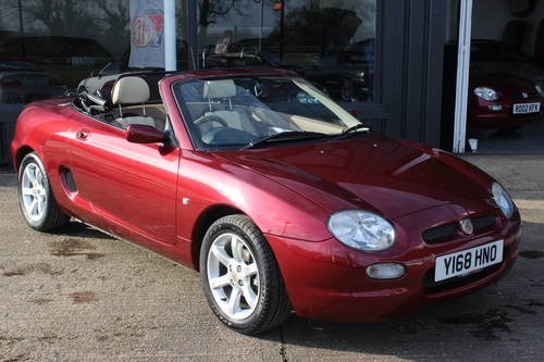 TROPHY CARS 2001 MGF,CREAM INTERIOR,34000 MLS,NEW HEADGASKET For Sale