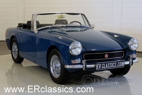 MG Midget cabriolet 1972 Teal Blue, wire wheels For Sale