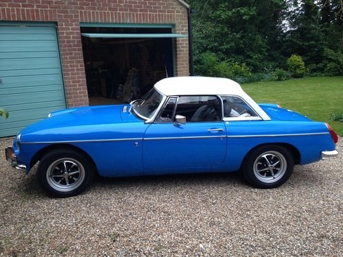 1979 MGB Roadster in Pageant Blue Genuine 36.5k For Sale