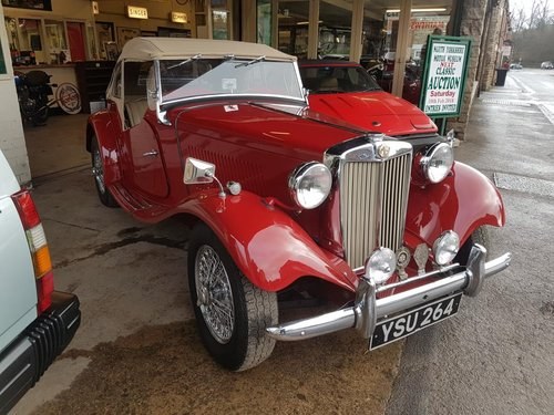 **MARCH AUCTION** 1953 MG TD For Sale by Auction