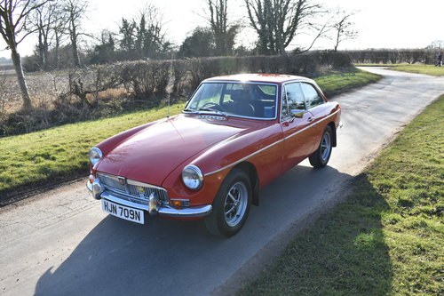 1975 MG B GT Overdrive - Lovely example £5495 SOLD