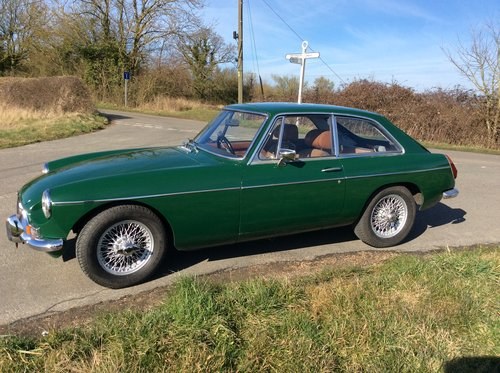 1972  MGB GT  c/w o/drive and wires For Sale