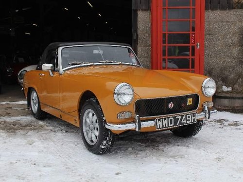 1970 MG Midget Heritage Shell Rebuild, original engine and colour VENDUTO