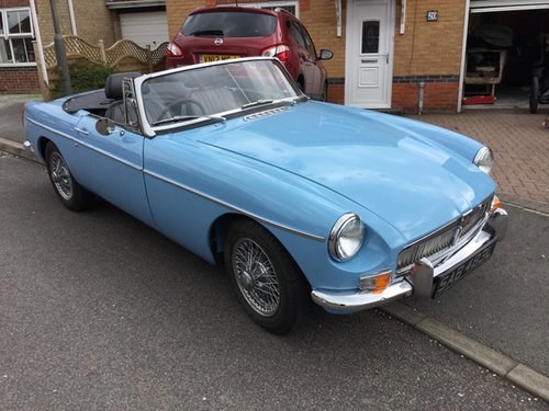 1972 MG B Roadster Fully Restored  For Sale by Auction