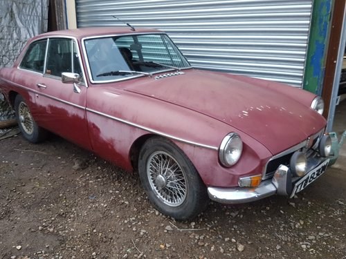 **MARCH AUCTION** 1974 MG B GT For Sale by Auction