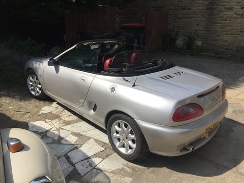 2001 MG MGF silver red and black interior 41k !!! For Sale